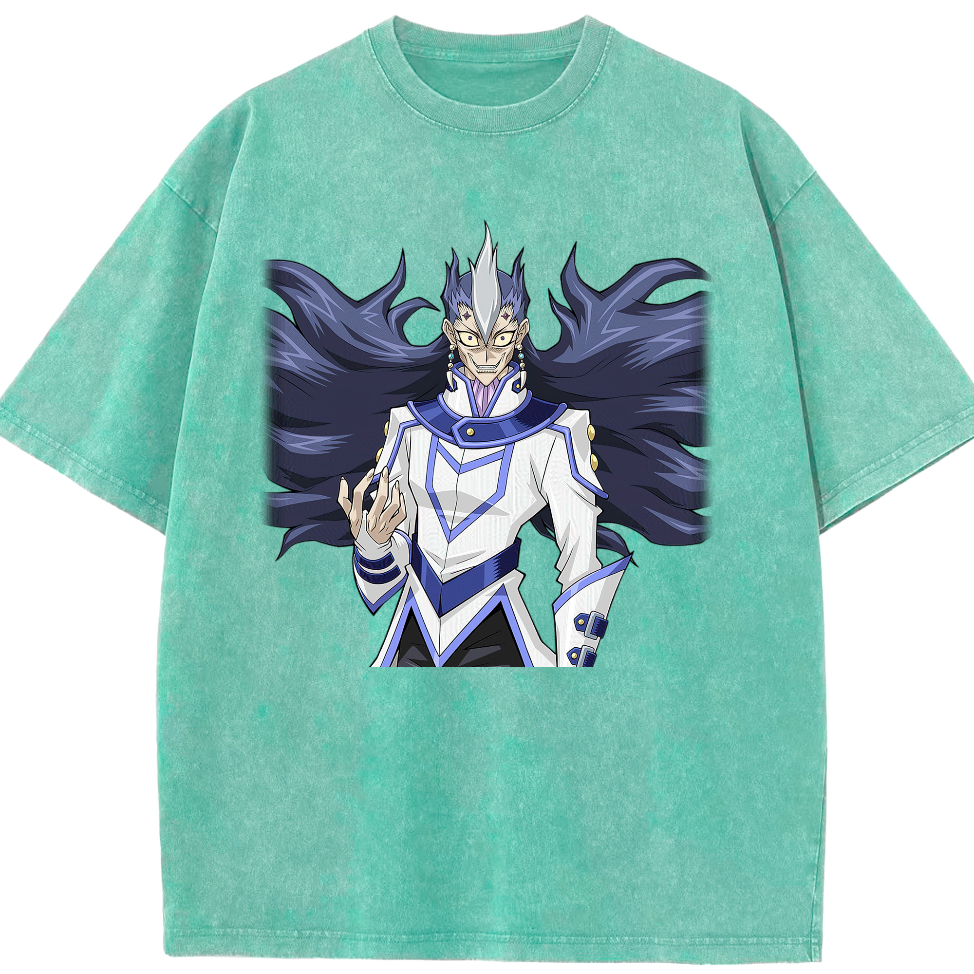 （画像用） 遊☆戯☆王 Yu-Gi-Oh! 綿100% ヴィンテージ風 半袖Tシャツ（フロントプリント）